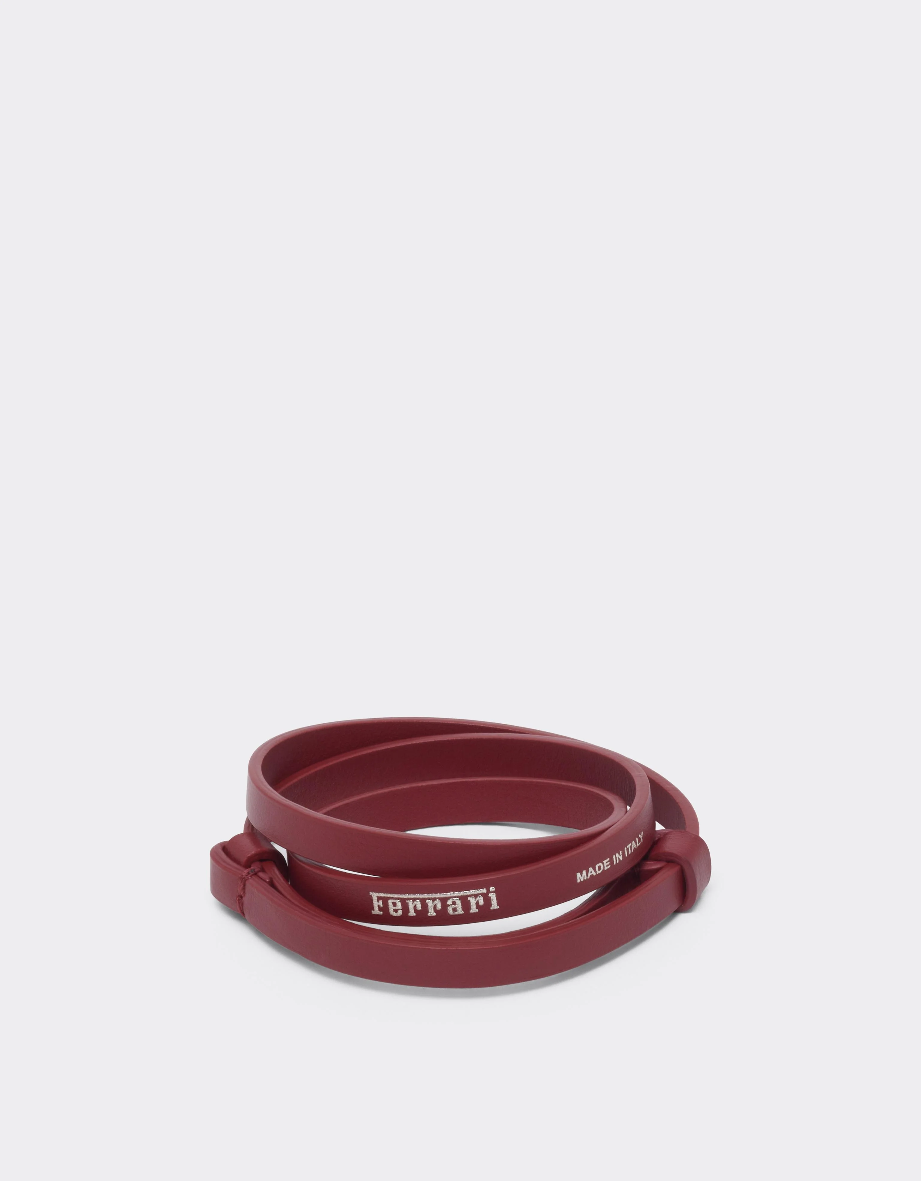 Triple-wrap leather bracelet - 1