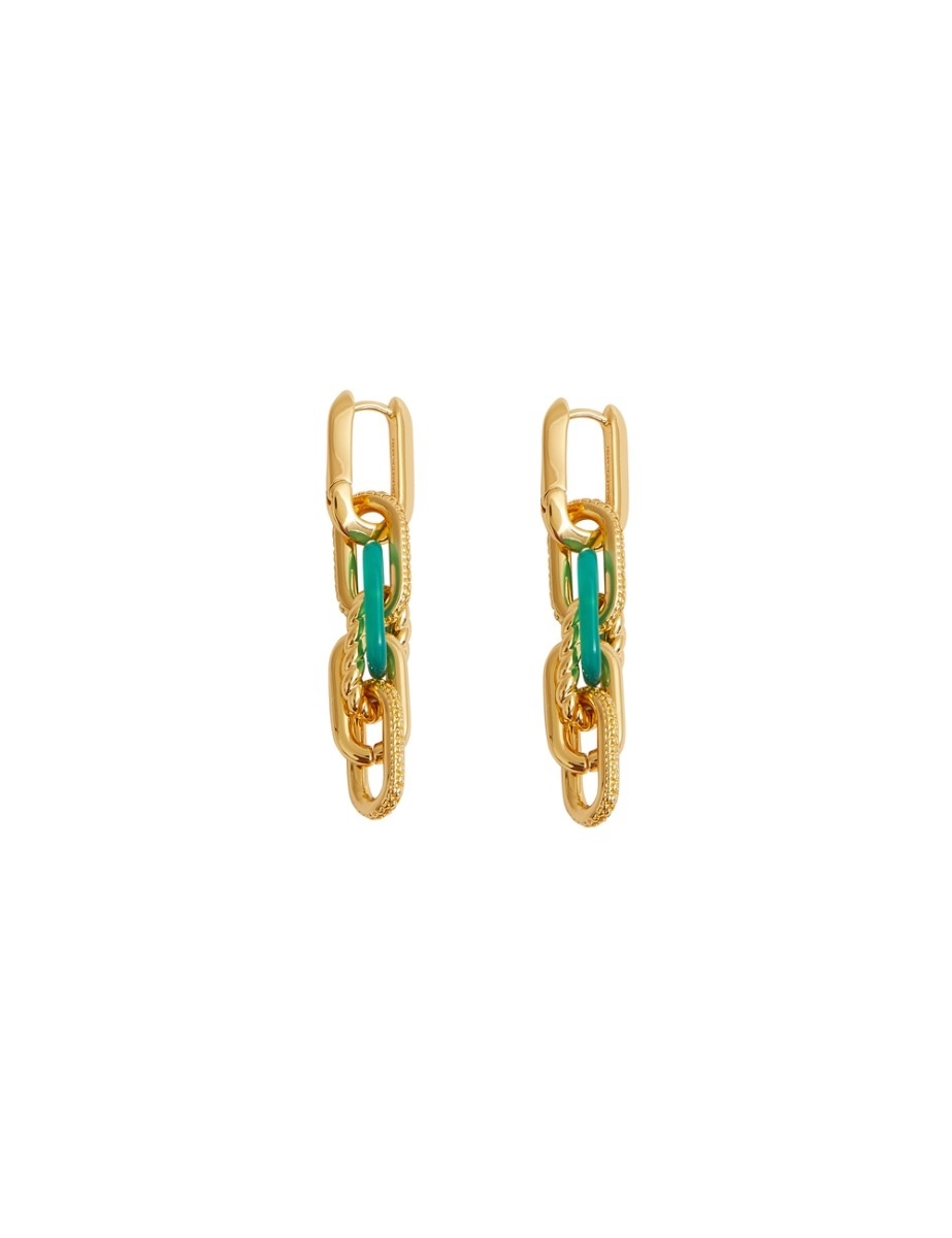 COLLAGE CHAIN LINK EARRINGS - 1