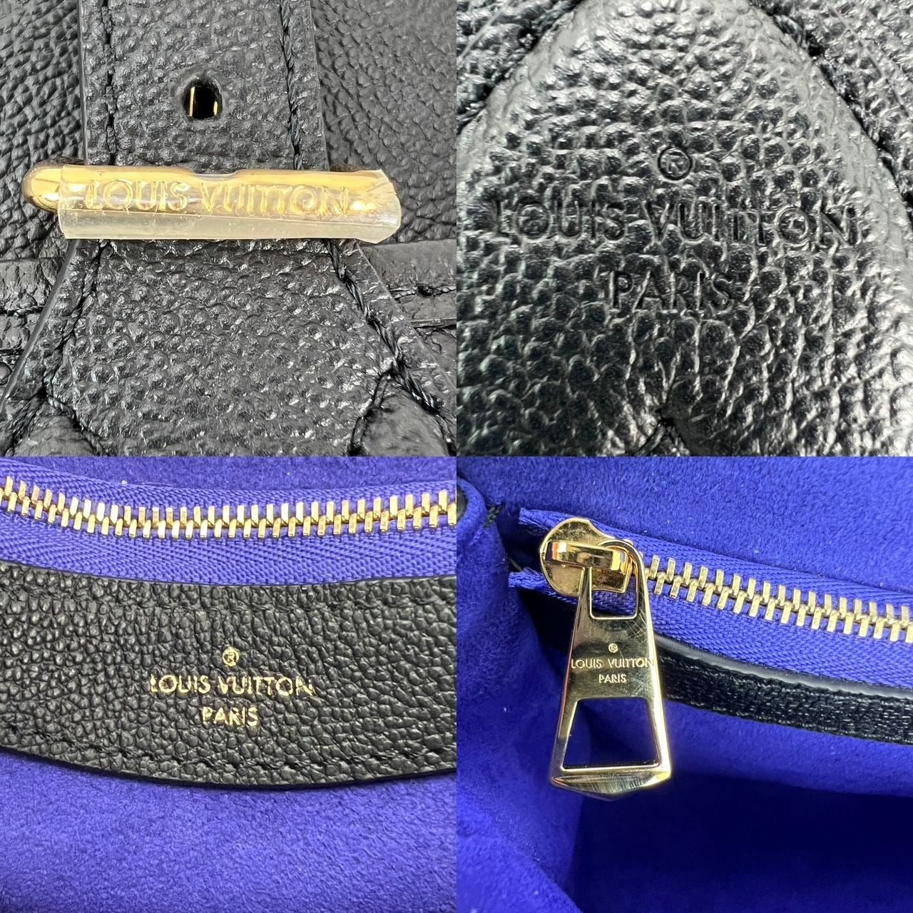 Louis Vuitton Diane Giant Monogram Empreinte Black Shoulder Bag - 3