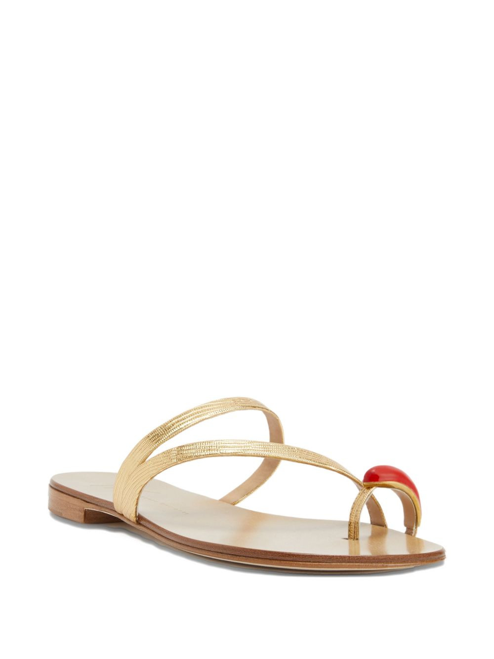 Febe leather toe-ring sandals - 2