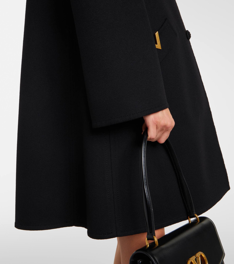 VGold wool and cashmere coat 5