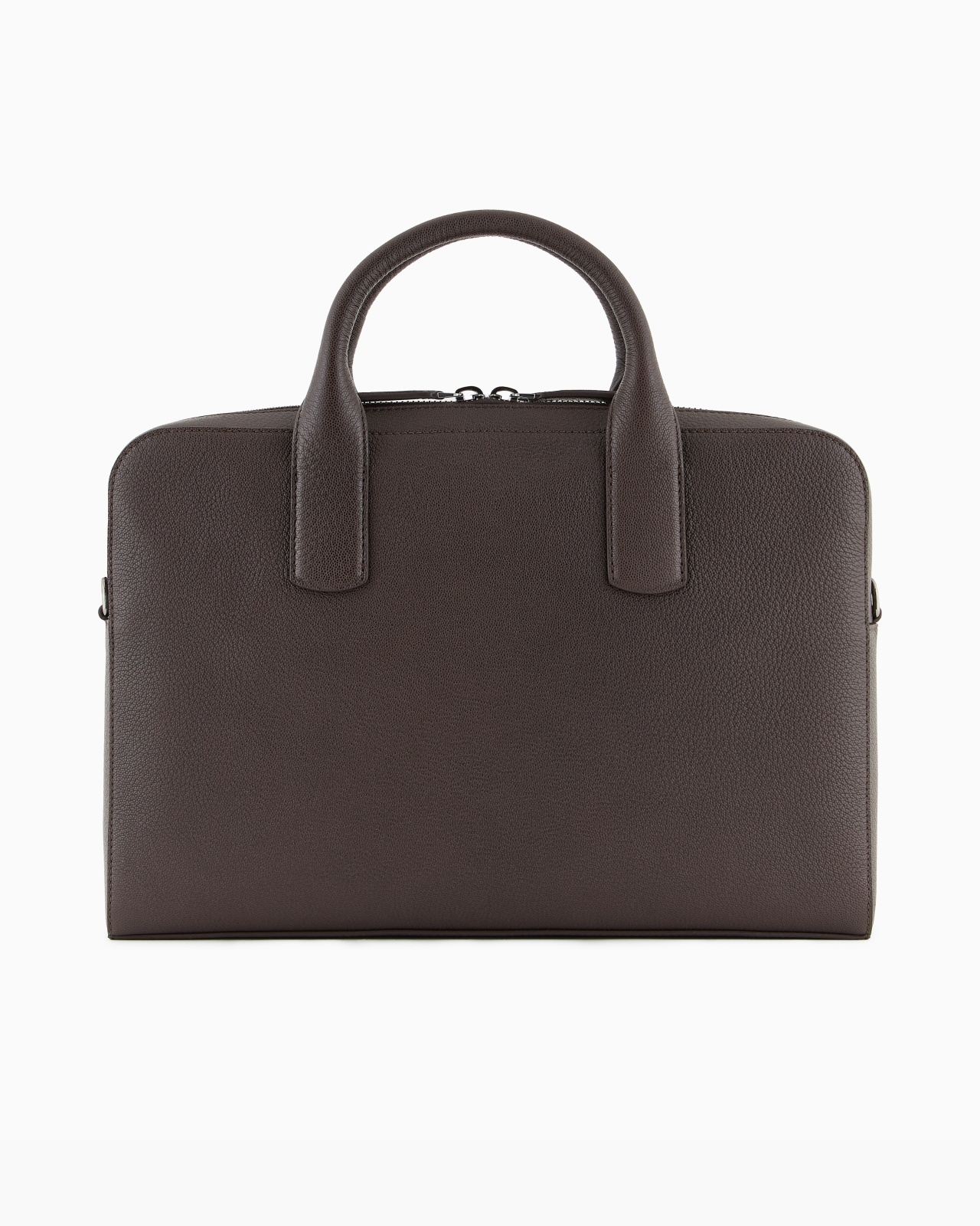 PEBBLED LEATHER BRIEFCASE - 3