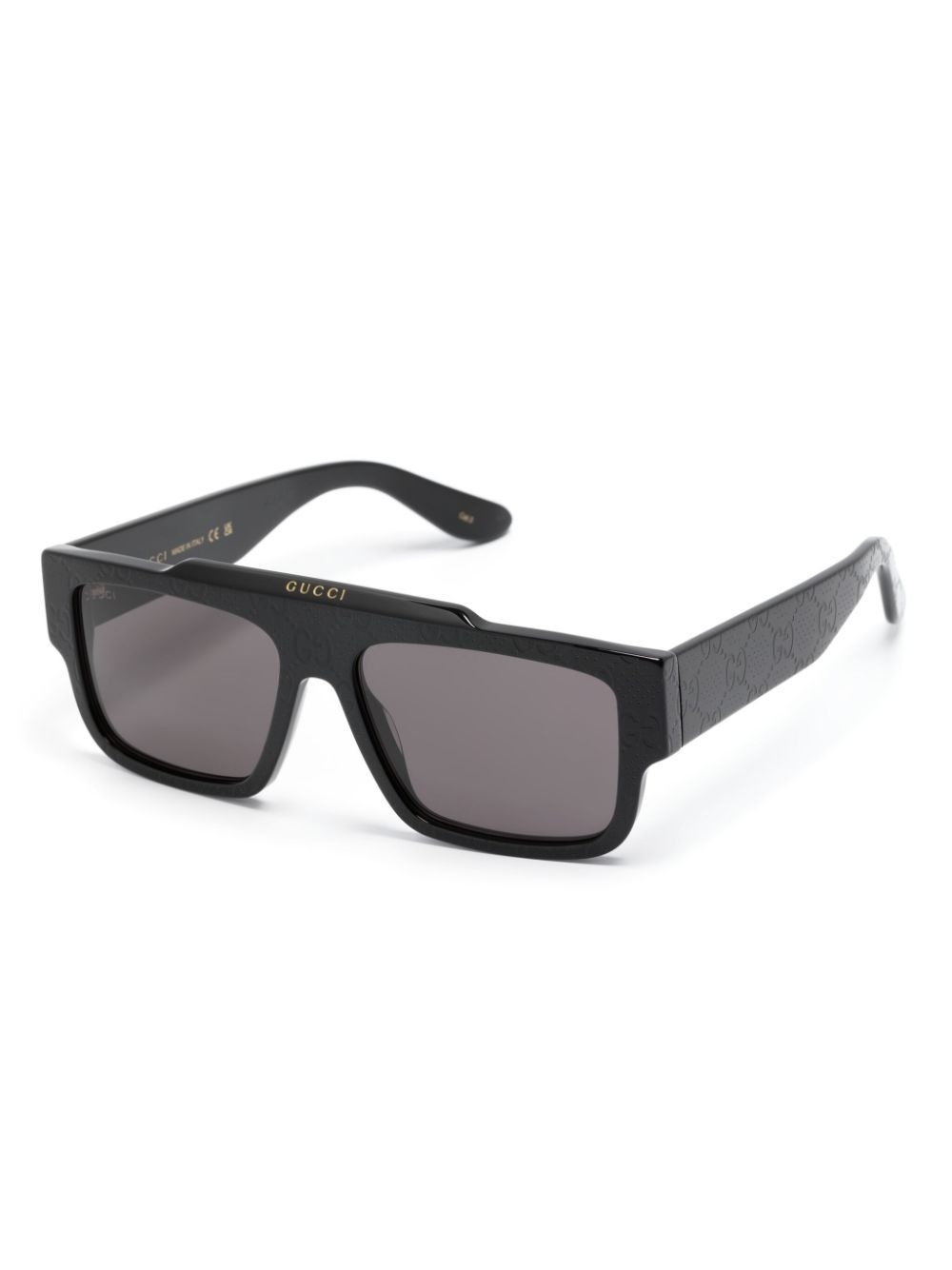 GG-monogram rectangle-frame sunglasses - 2