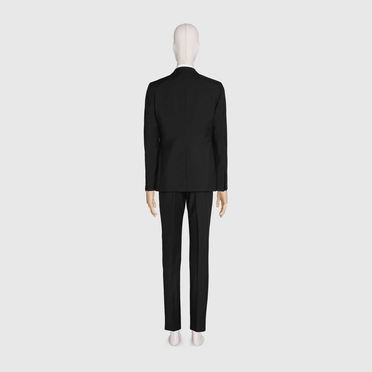 Slim fit wool mohair suit - 4