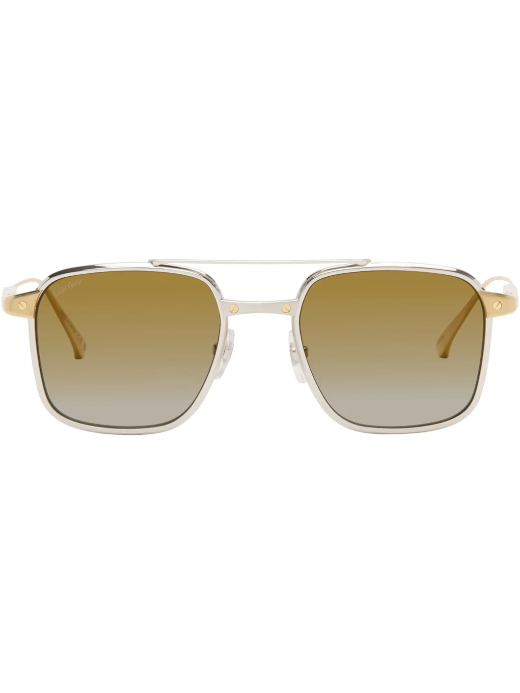 Silver & Gold Exception Sunglasses - 1