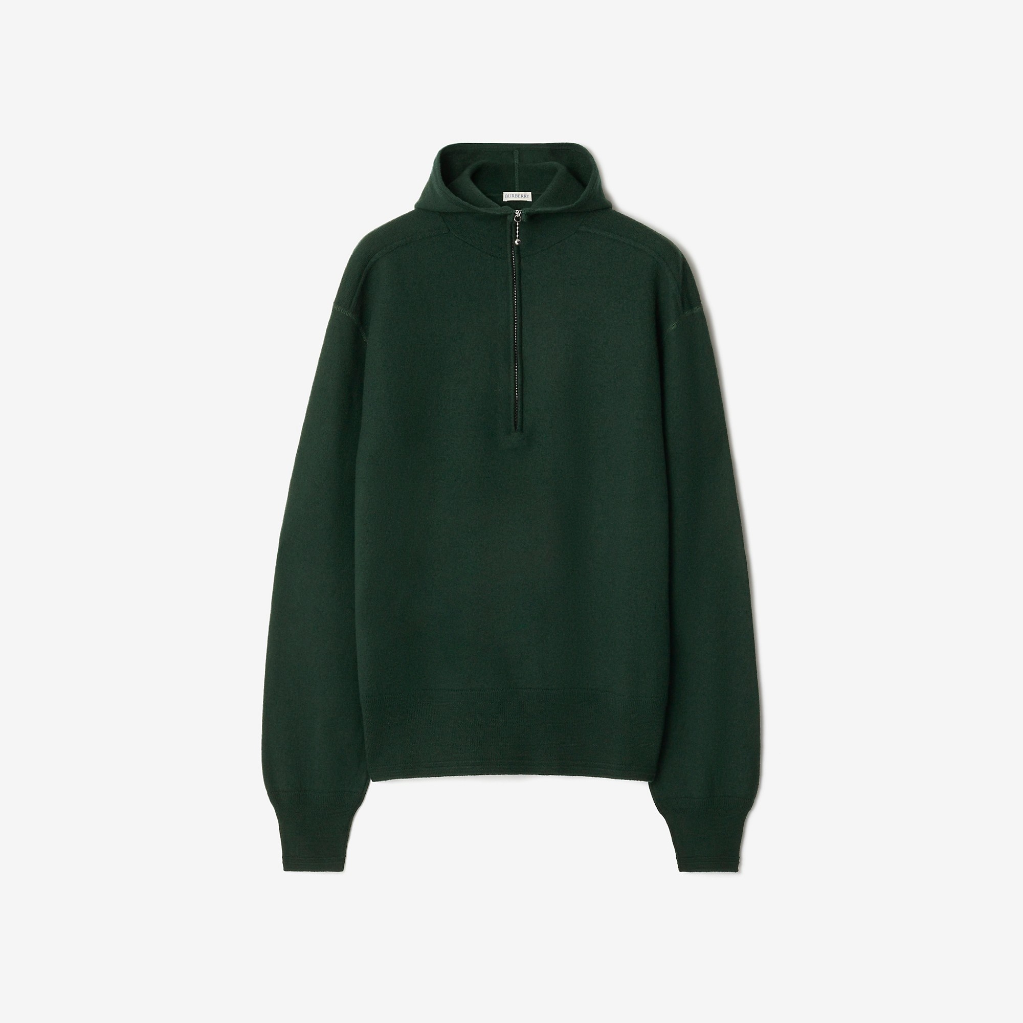 Wool Half-zip Hoodie - 1