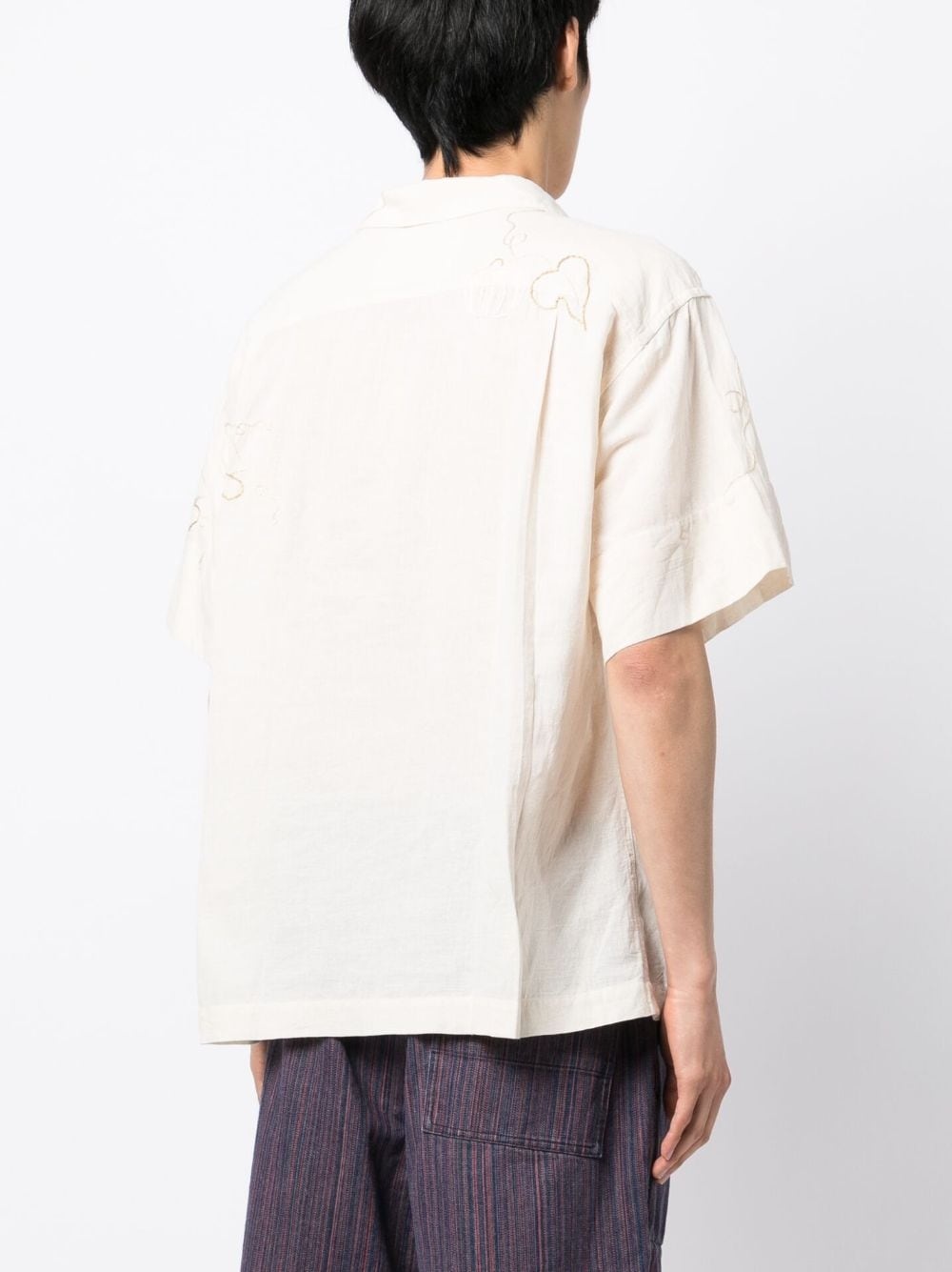 graphic-print short-sleeved shirt - 4