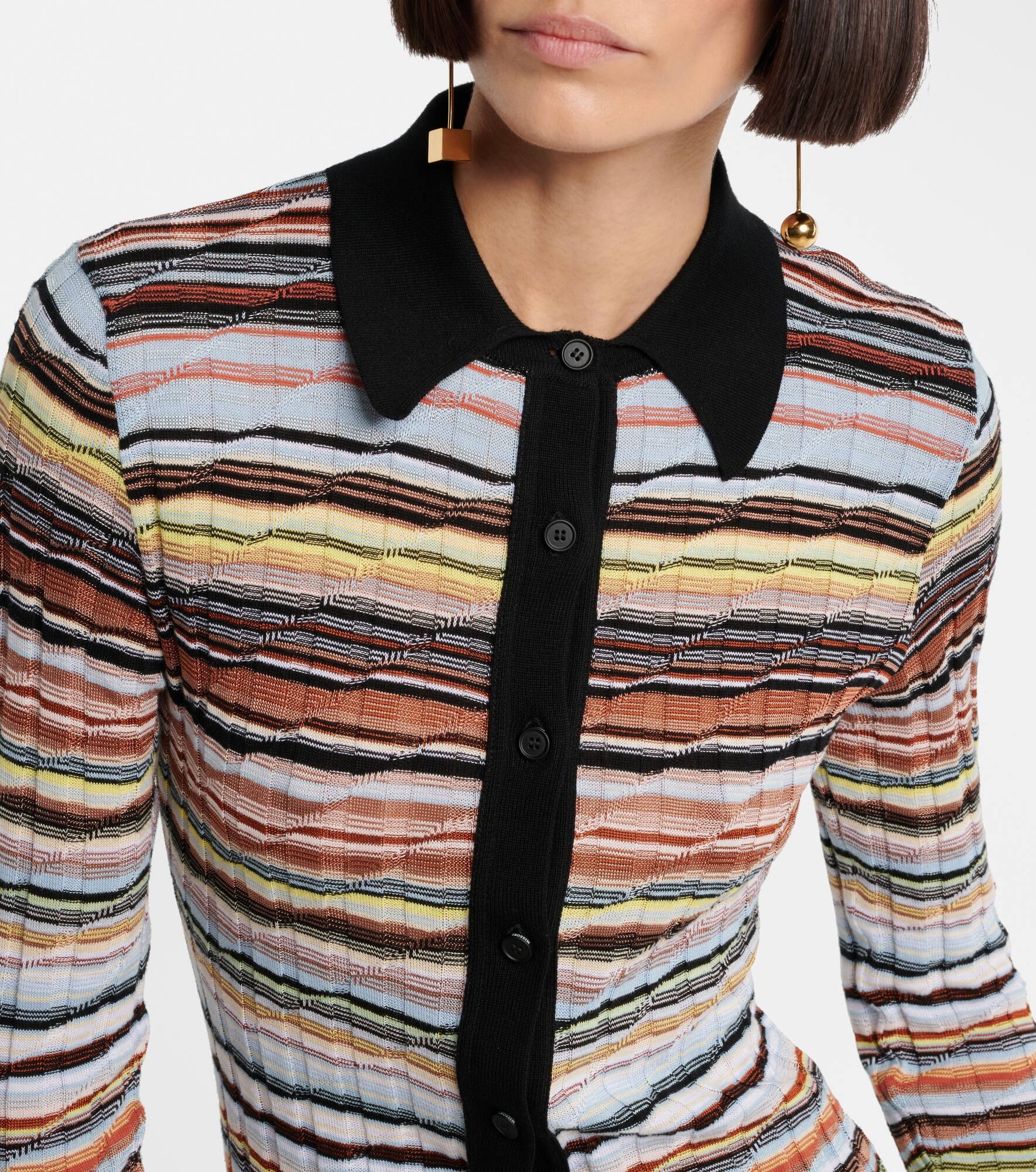 Missoni Striped cotton-blend shirt | mytheresa | REVERSIBLE