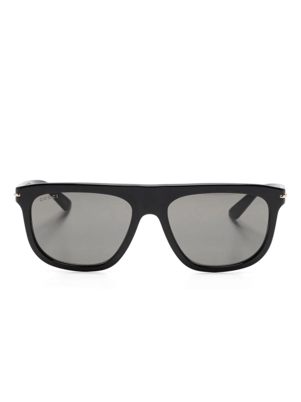 oval-frame sunglasses - 1