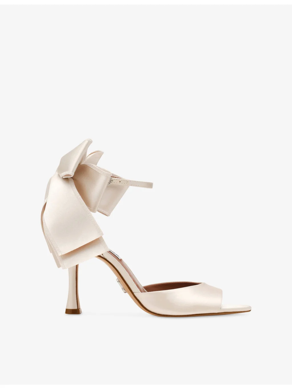 Bougie Heeled Satin Sandals - 1