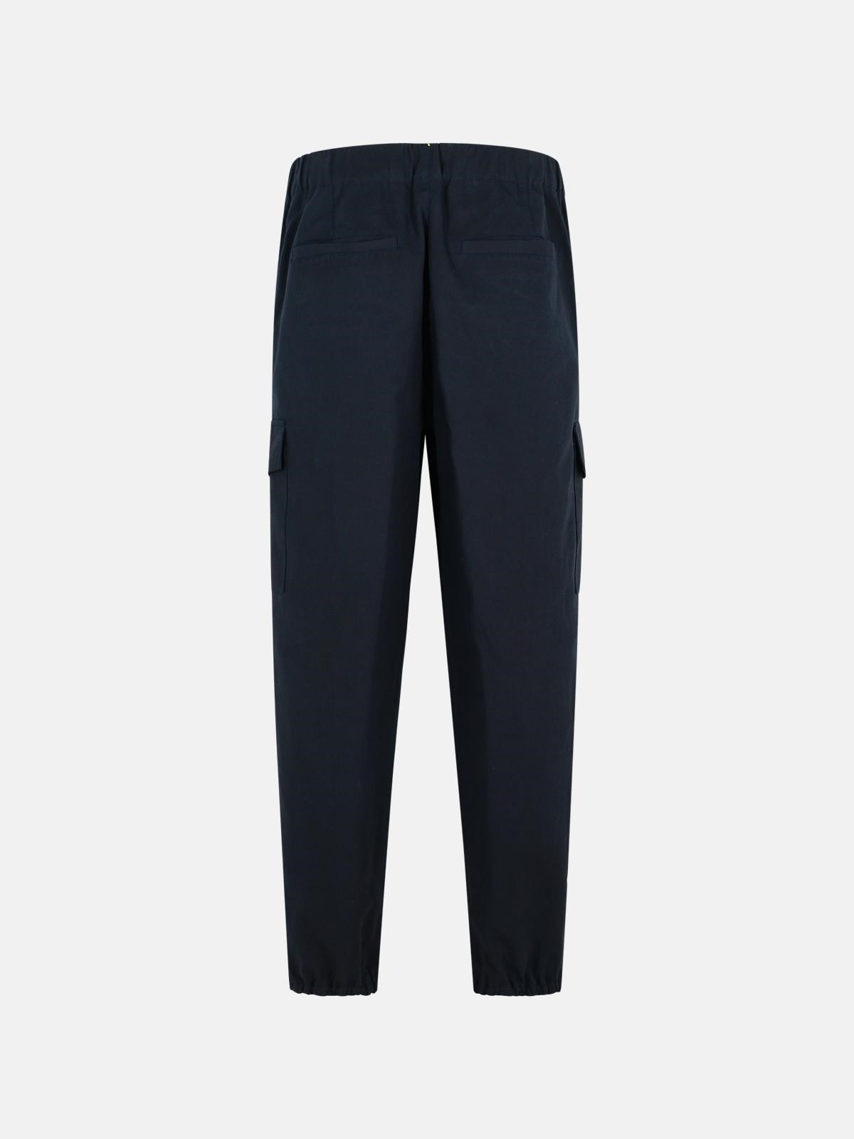 'PEBB' NAVY COTTON PANTS - 3