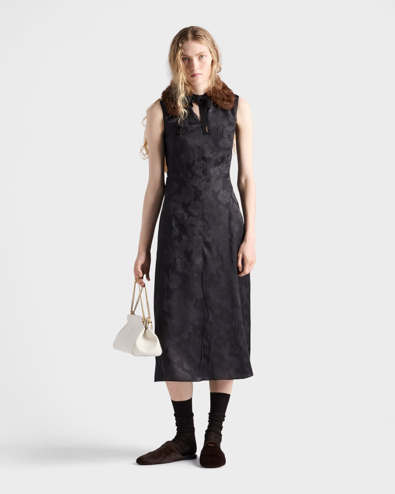 Prada Floral jacquard dress outlook