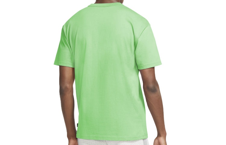 Nike Minimalistic Embroidered Logo Short Sleeve Green DB3194-390 - 2