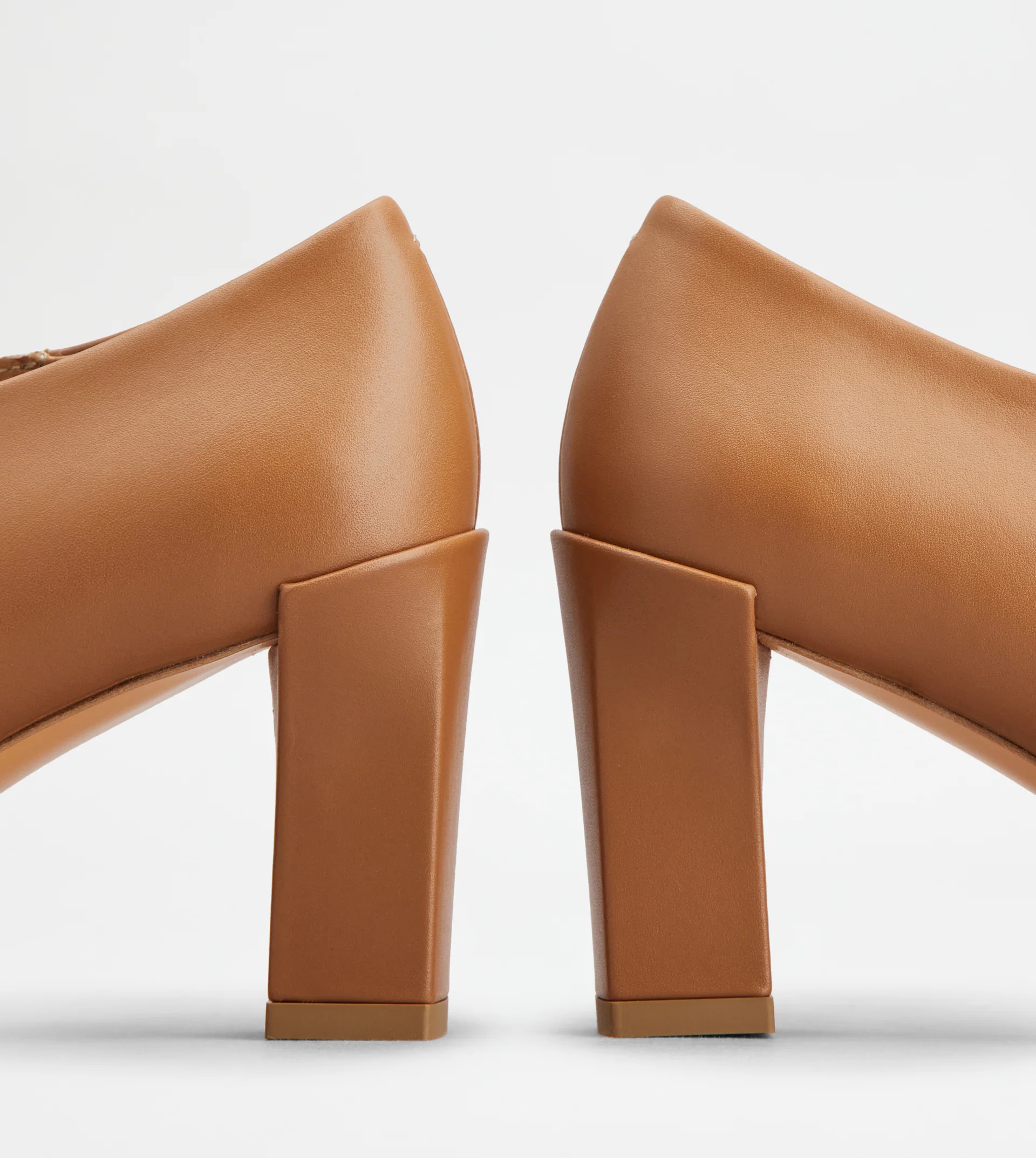 ANKLE BOOTS IN LEATHER - BROWN - 4