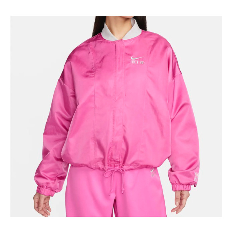 (WMNS) Nike Air Oversized Woven Bomber Jacket 'Pink' FN1909-675 - 1