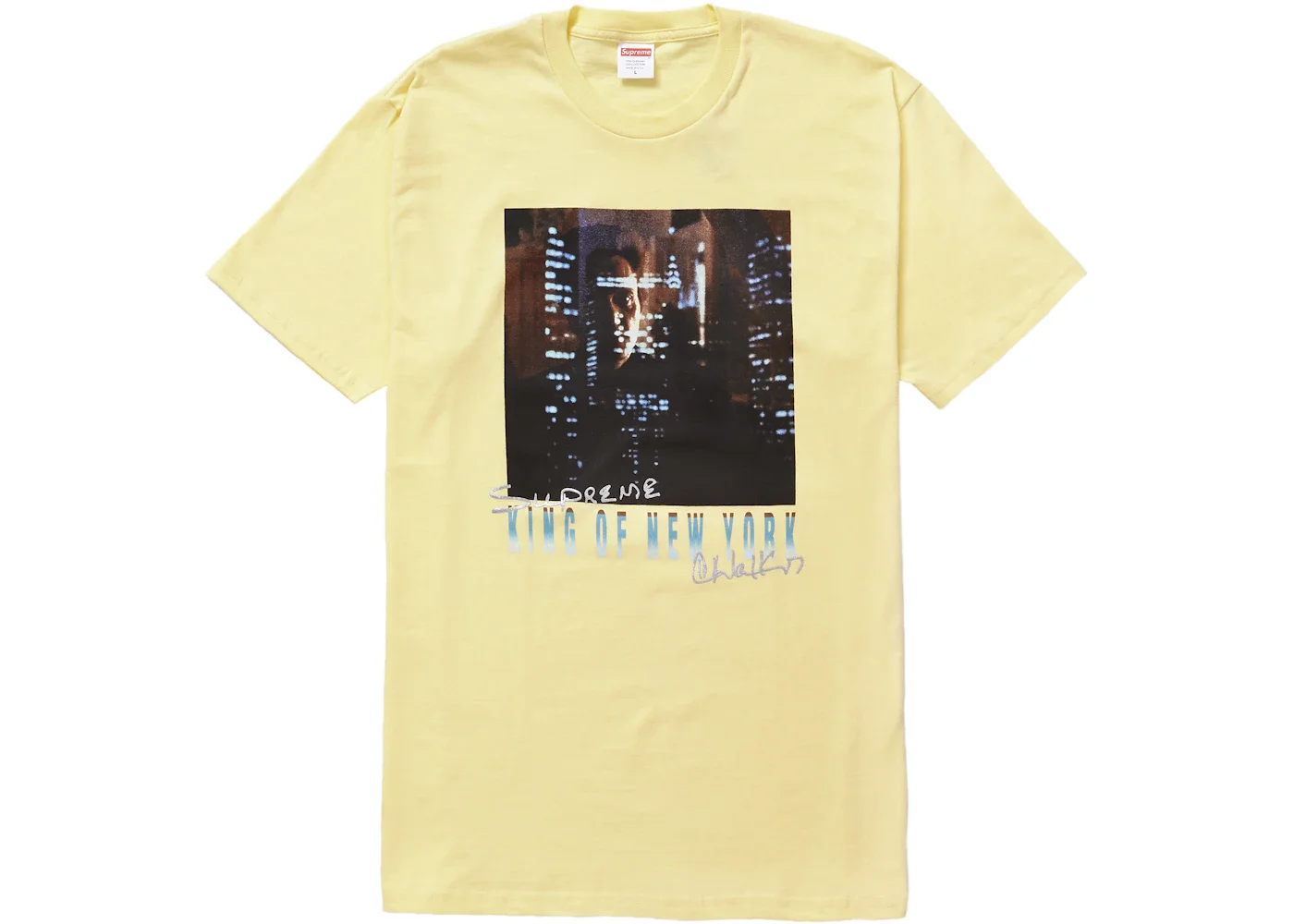 Supreme King of New York Tee Pale Yellow - 1