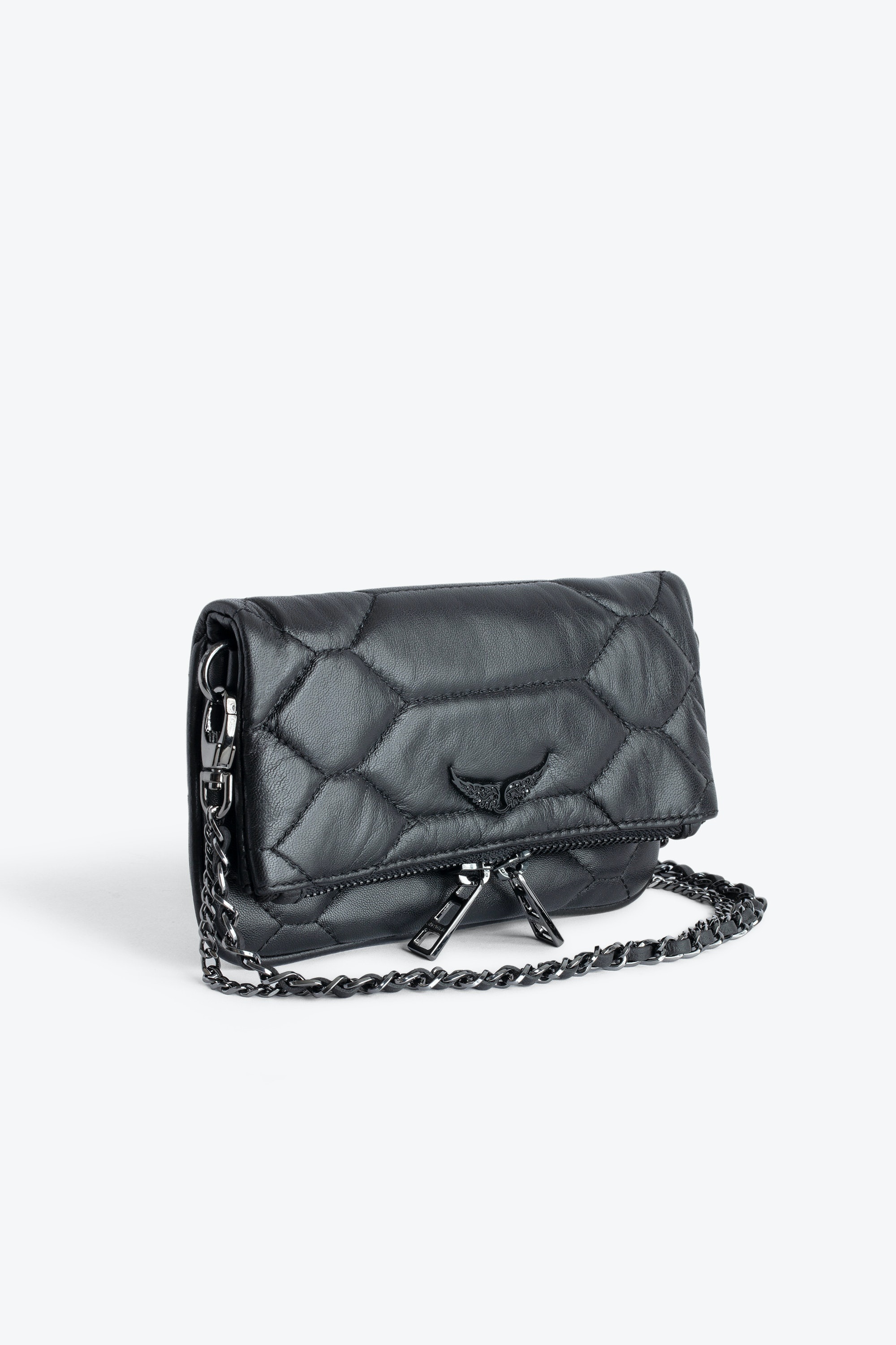 Rock Nano Quilted Leather Clutch - 3