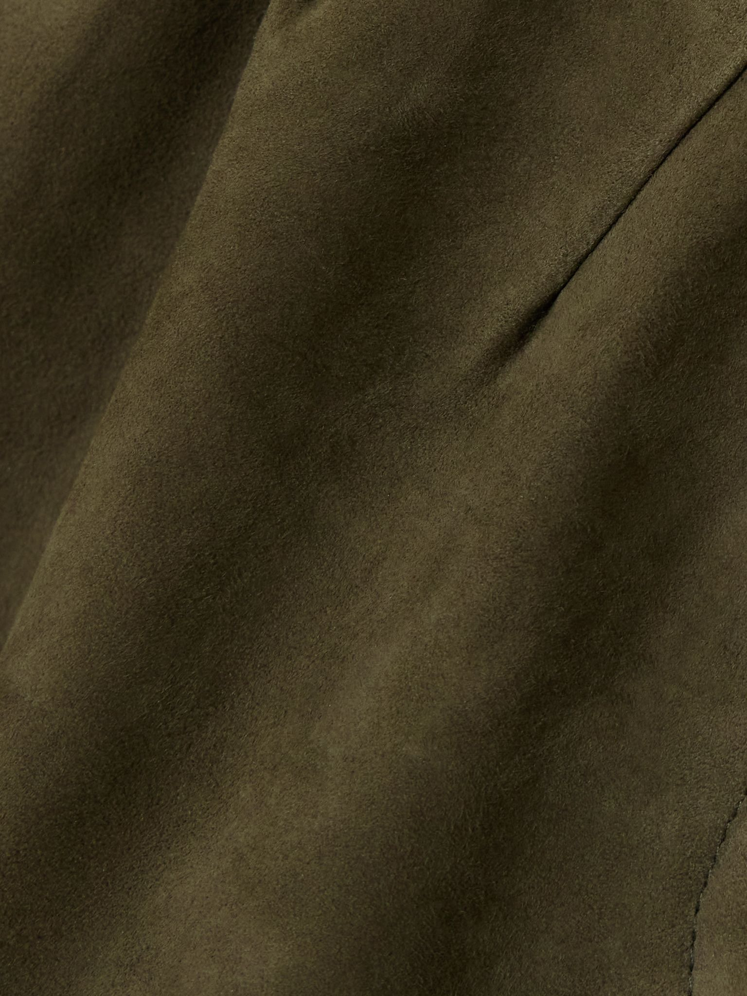 Lise suede shorts Army green - 5