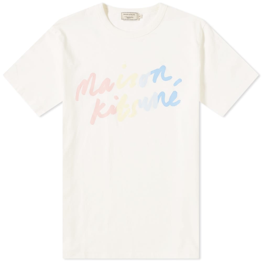 Maison Kitsuné Multi Handwriting Tee - END. Exclusive - 1