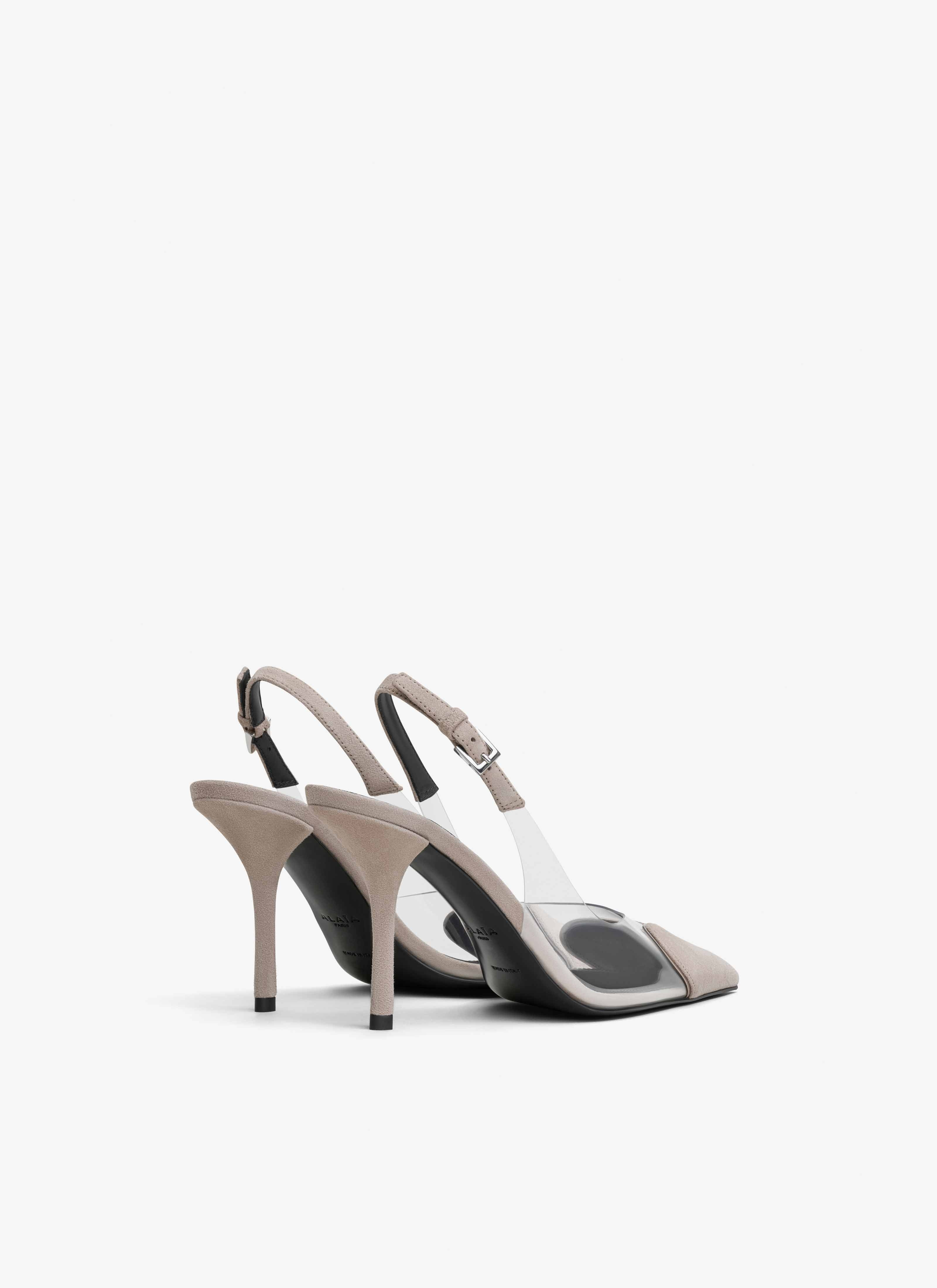 LE CŒUR SLINGBACKS IN SUEDE GOATSKIN - 2