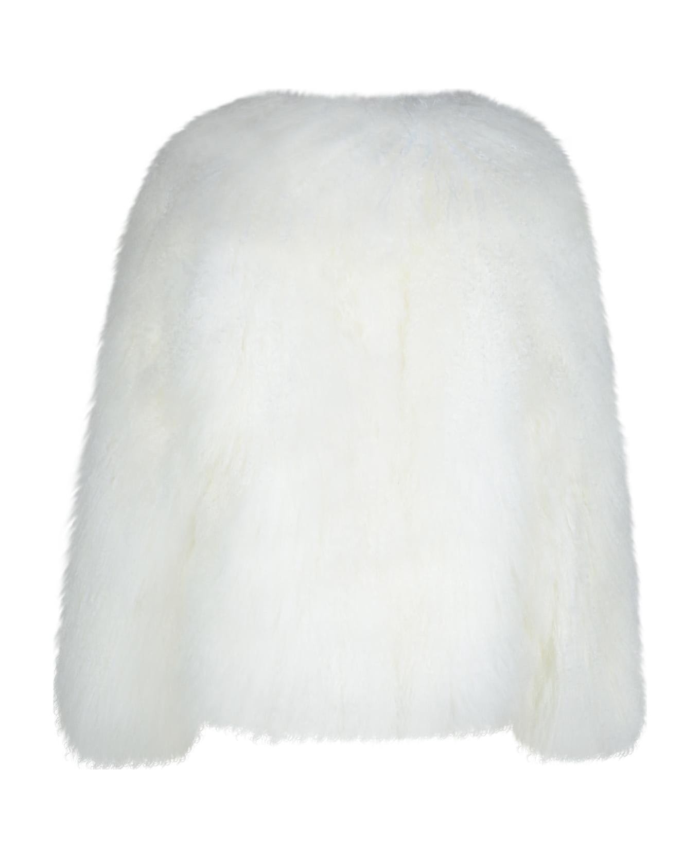 White Mongol Faux Fur - 3