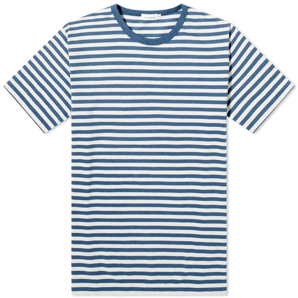 Nanamica CoolMax Stripe Jersey Tee - 1