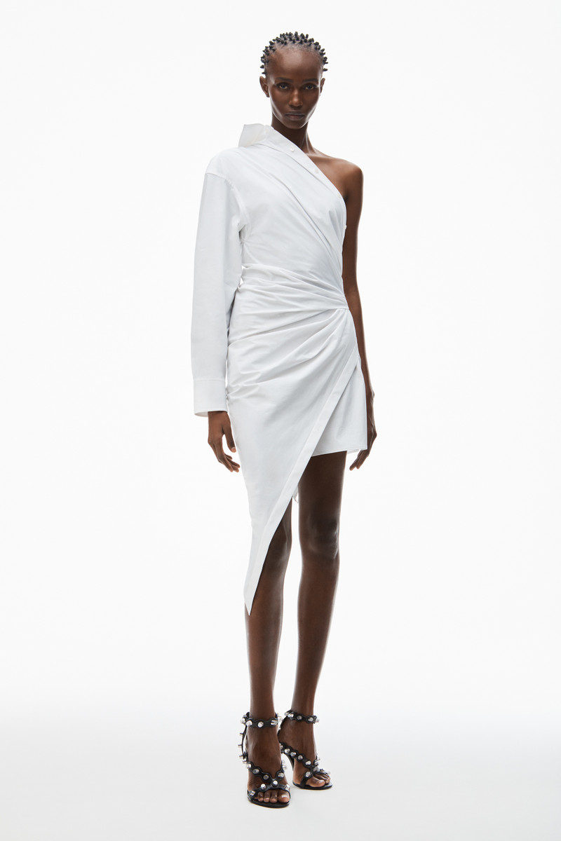 Alexander Wang tailored asymmetric midi dress outlook
