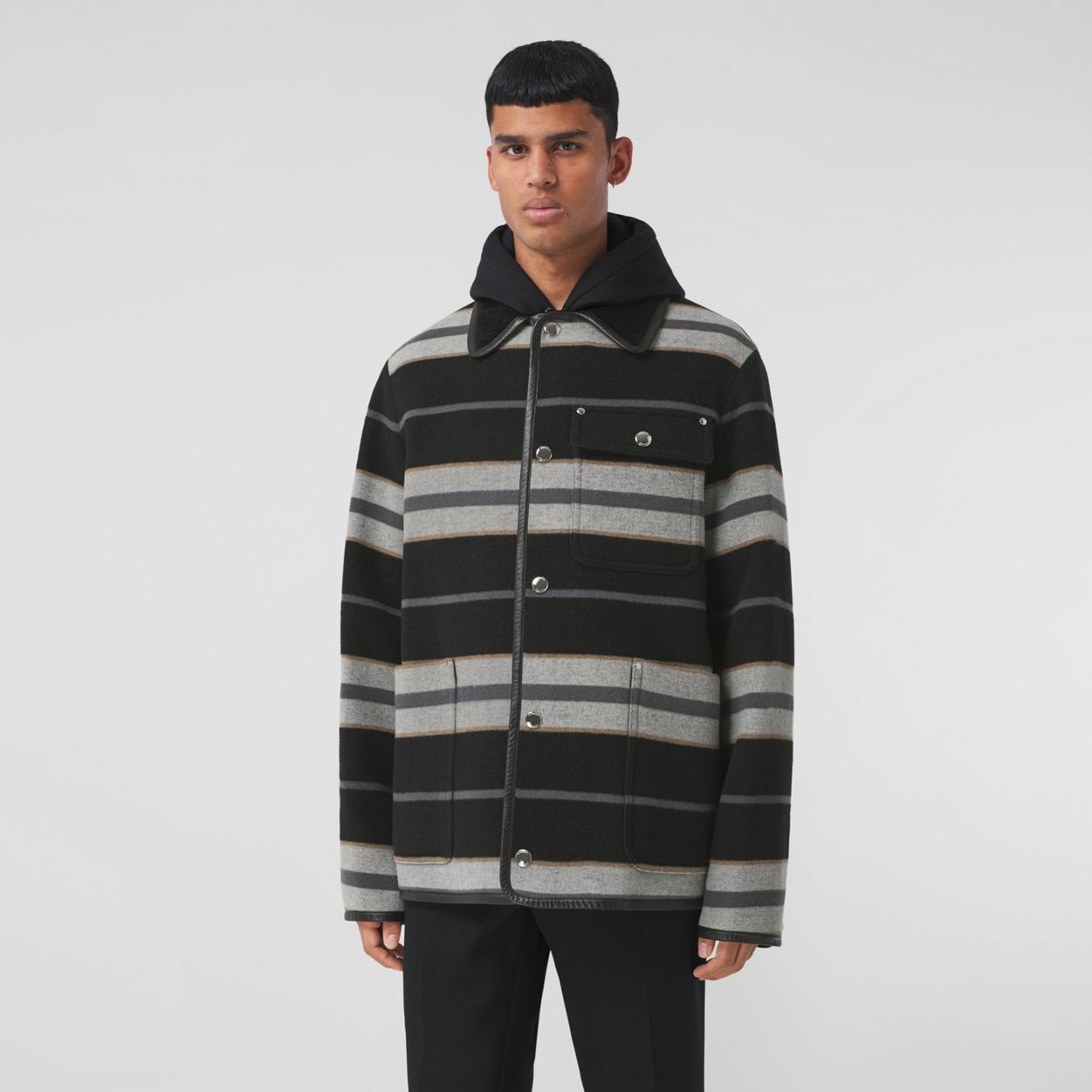 Striped Wool Jacket - 7