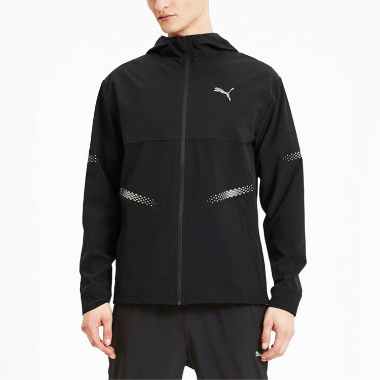 PUMA Runner ID Hooded Jacket 'Black' 519382-01 - 3