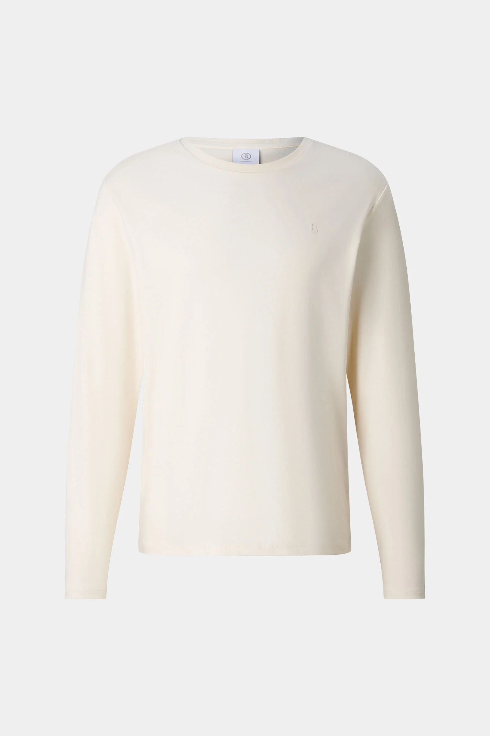 Arvid Cotton Long-Sleeve Shirt in Off-White - 1