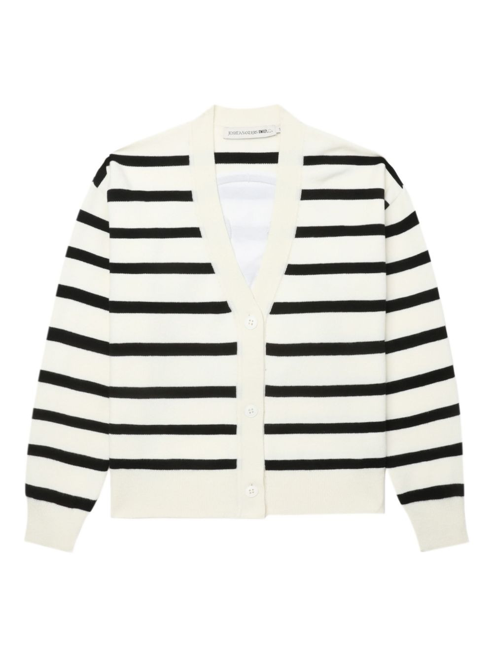 stripe smiley cardigan - 1