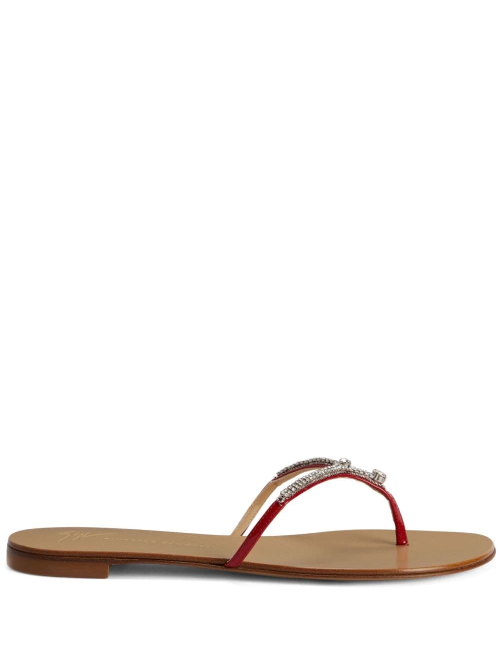 Gentille leather flip-flops - 1