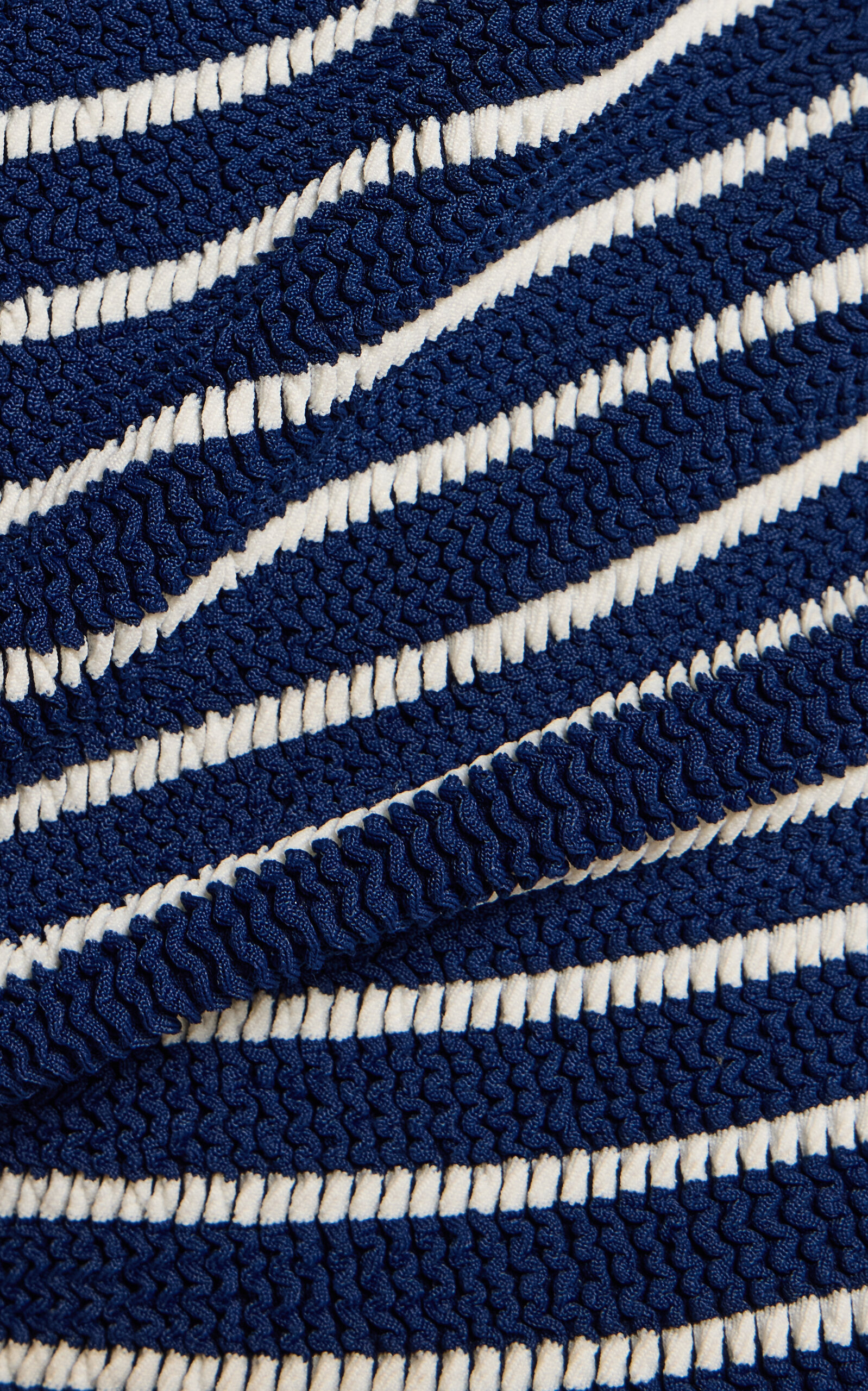 Striped Square-Neck One-Piece Swimsuit stripe - 4