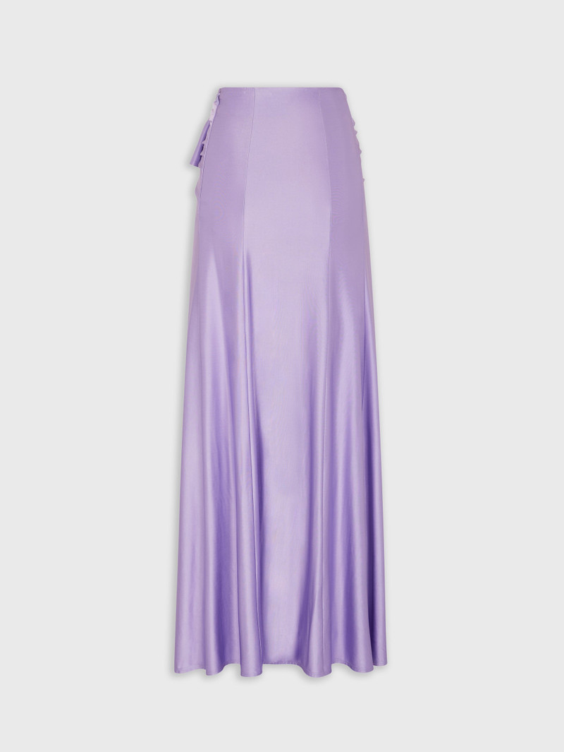LAVENDER LONG SKIRT IN JERSEY 7