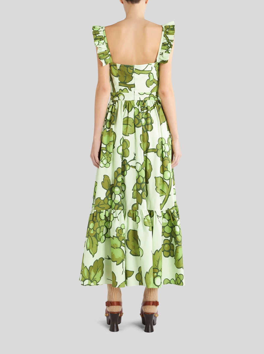 LONG DRESS WITH BERRY PRINT - 4