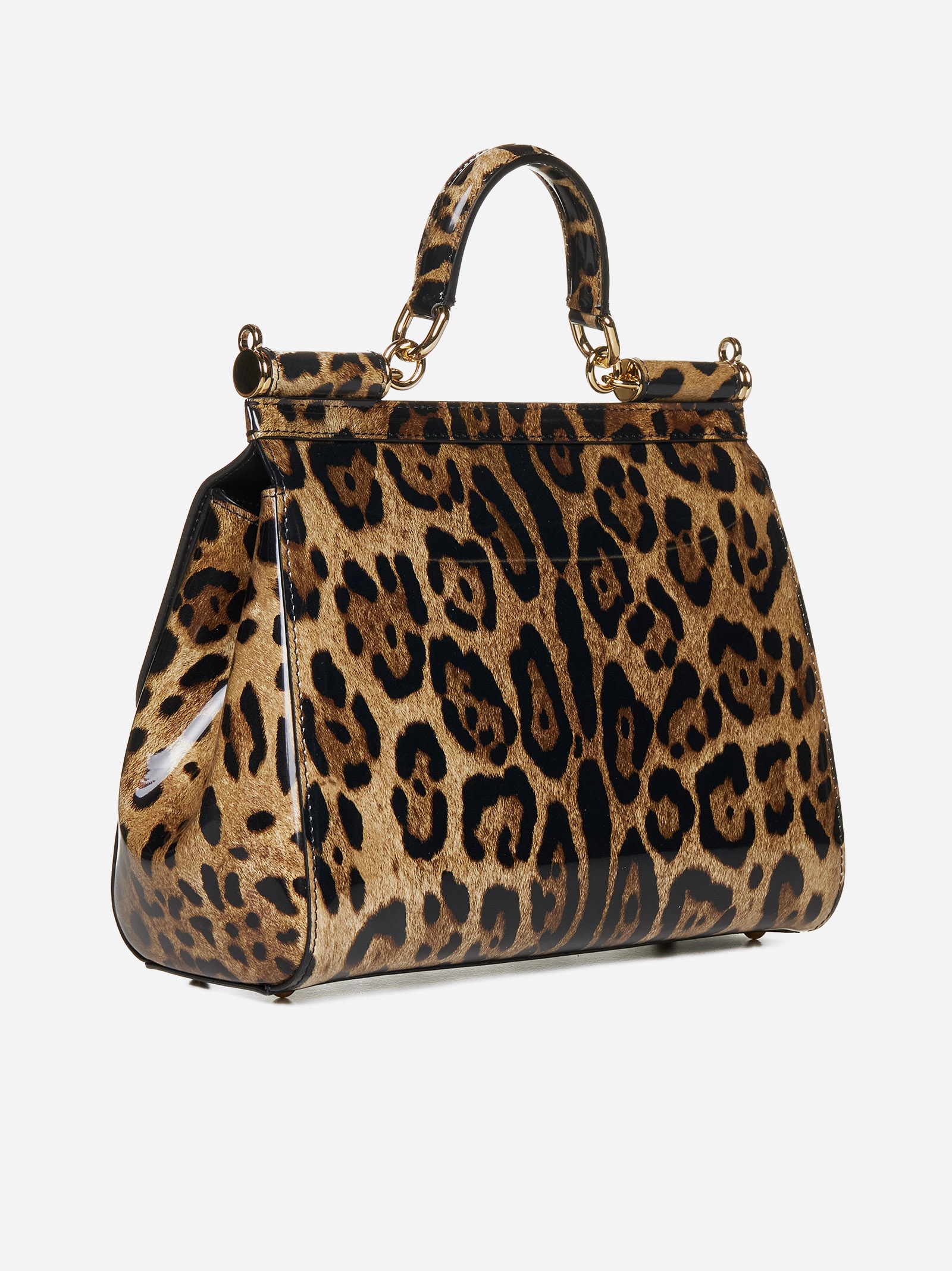 Sicily Kim animalier print medium leather bag - 4