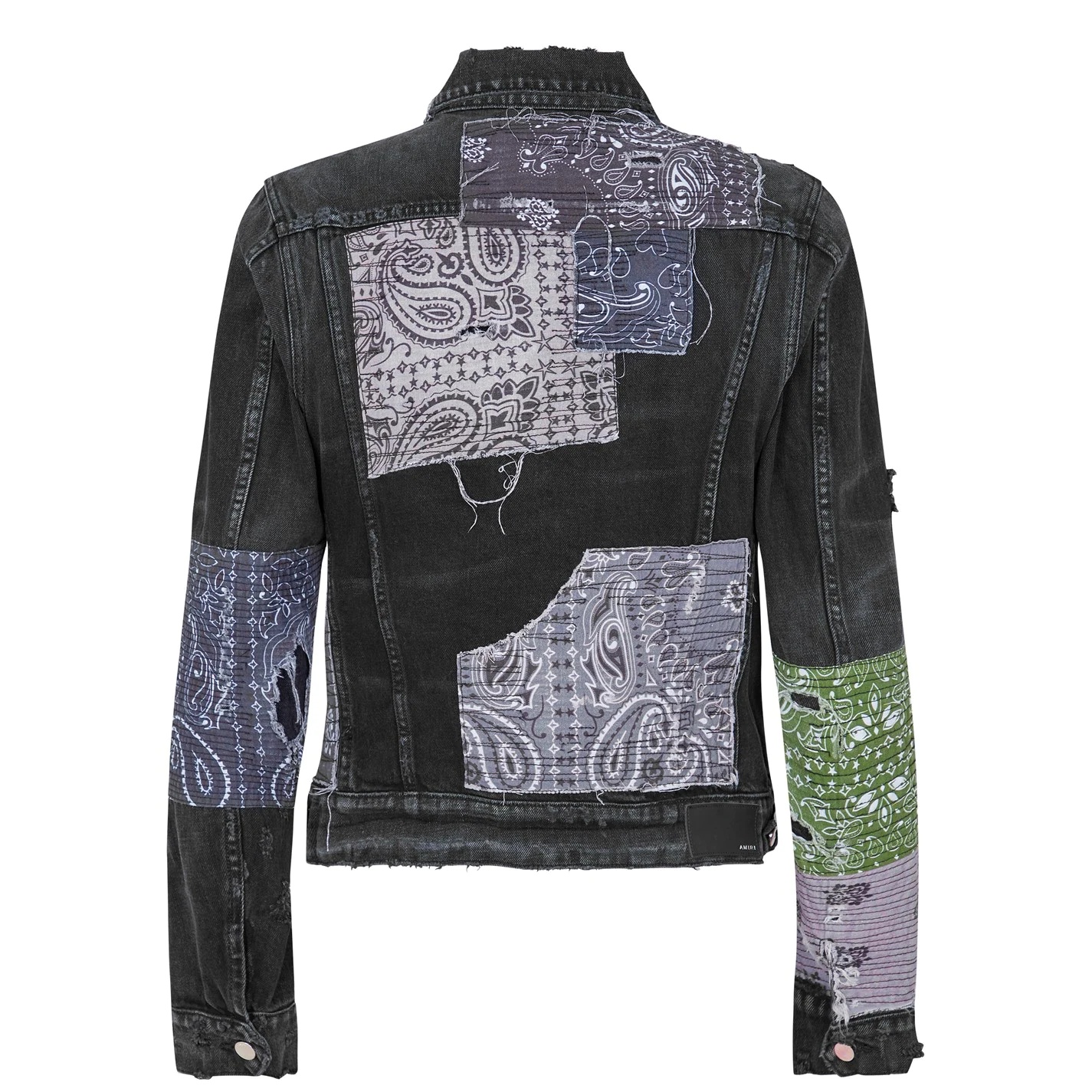 BANDANA ART PATCH TRUCKER JACKET - 5