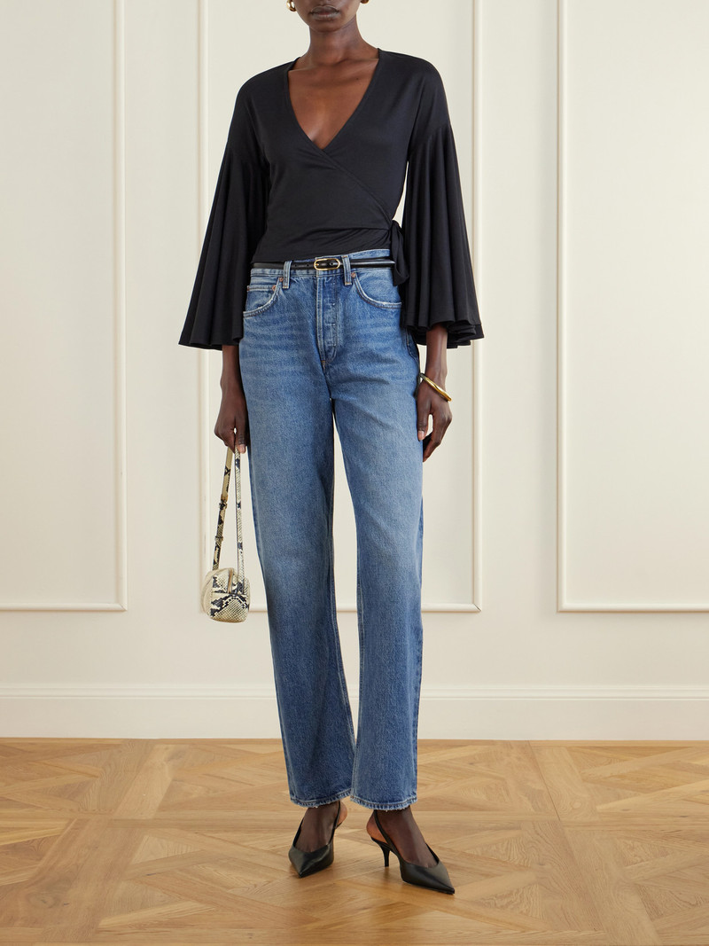 JACQUEMUS The Ventadou Paper-blend Wrap Top outlook