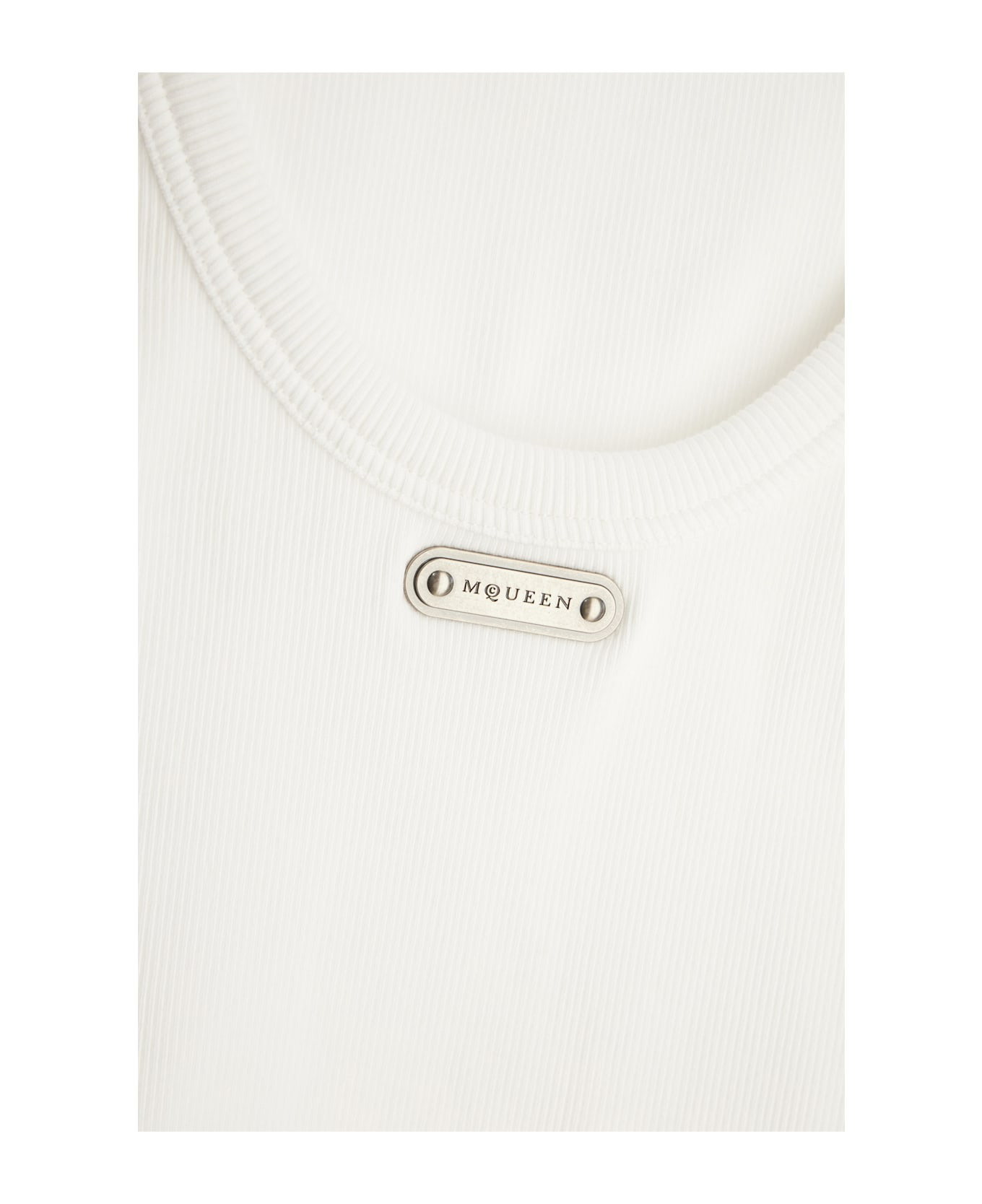 White Cotton Top - 3