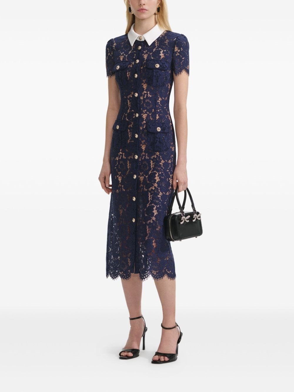 Lace long dress - 4