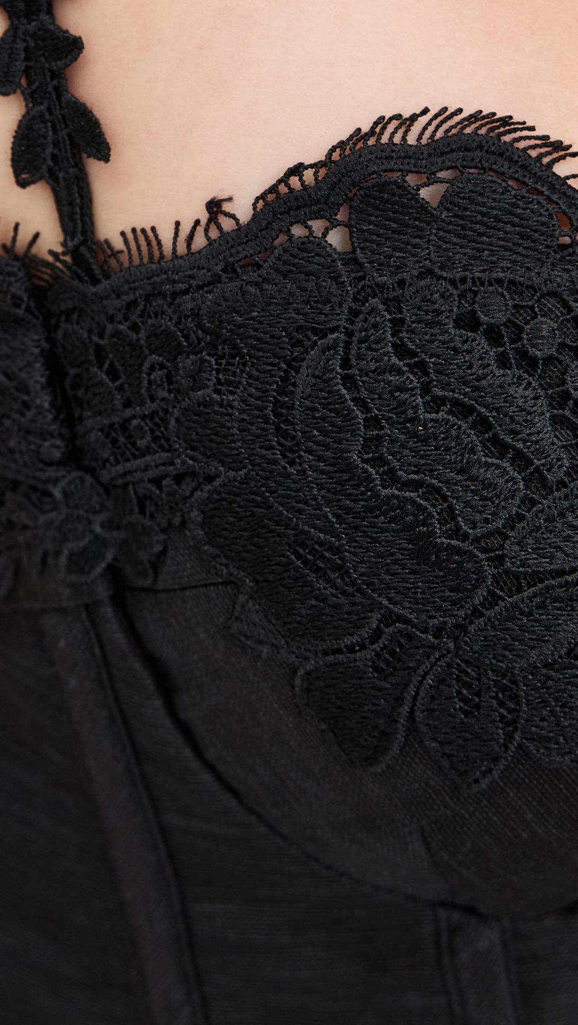 Hypnotic Lace Trim Picnic Dress - 5