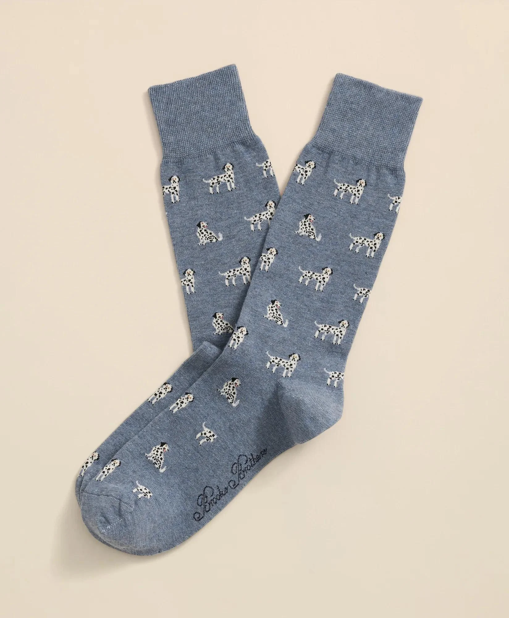 Cotton-Blend Dalmatian Socks - 1