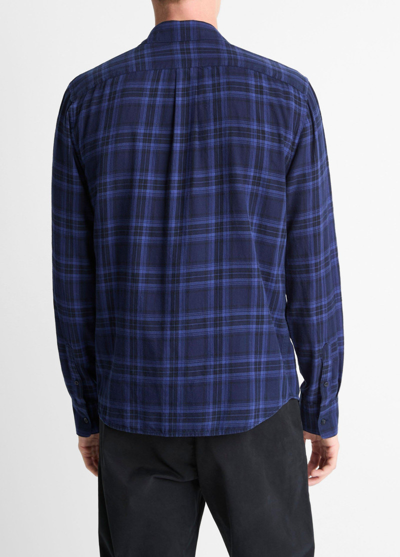Vince Big Horn Plaid Cotton Button-Front Shirt outlook