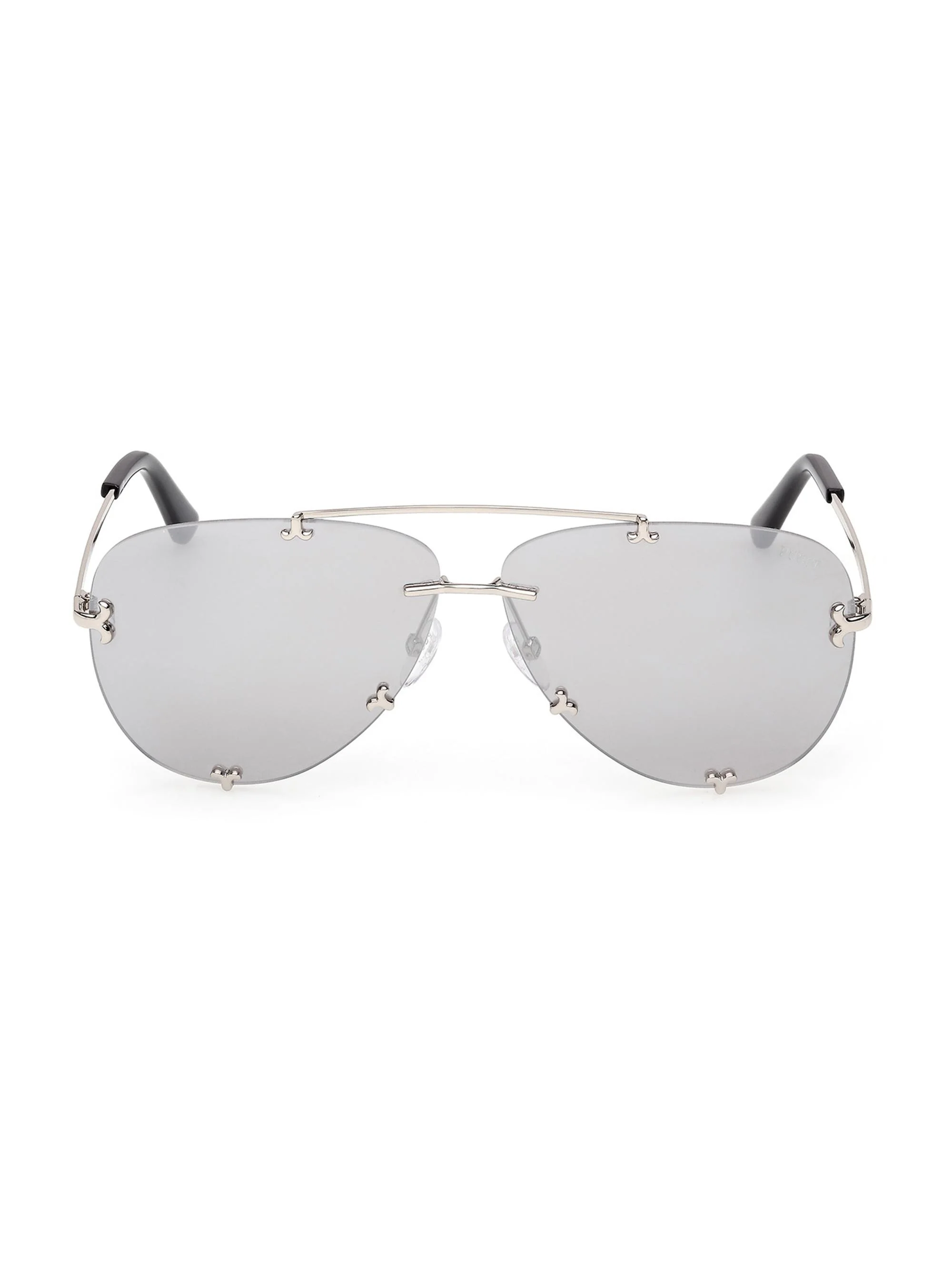 Women's 61MM Pilot Sunglasses - Black Silver - 1