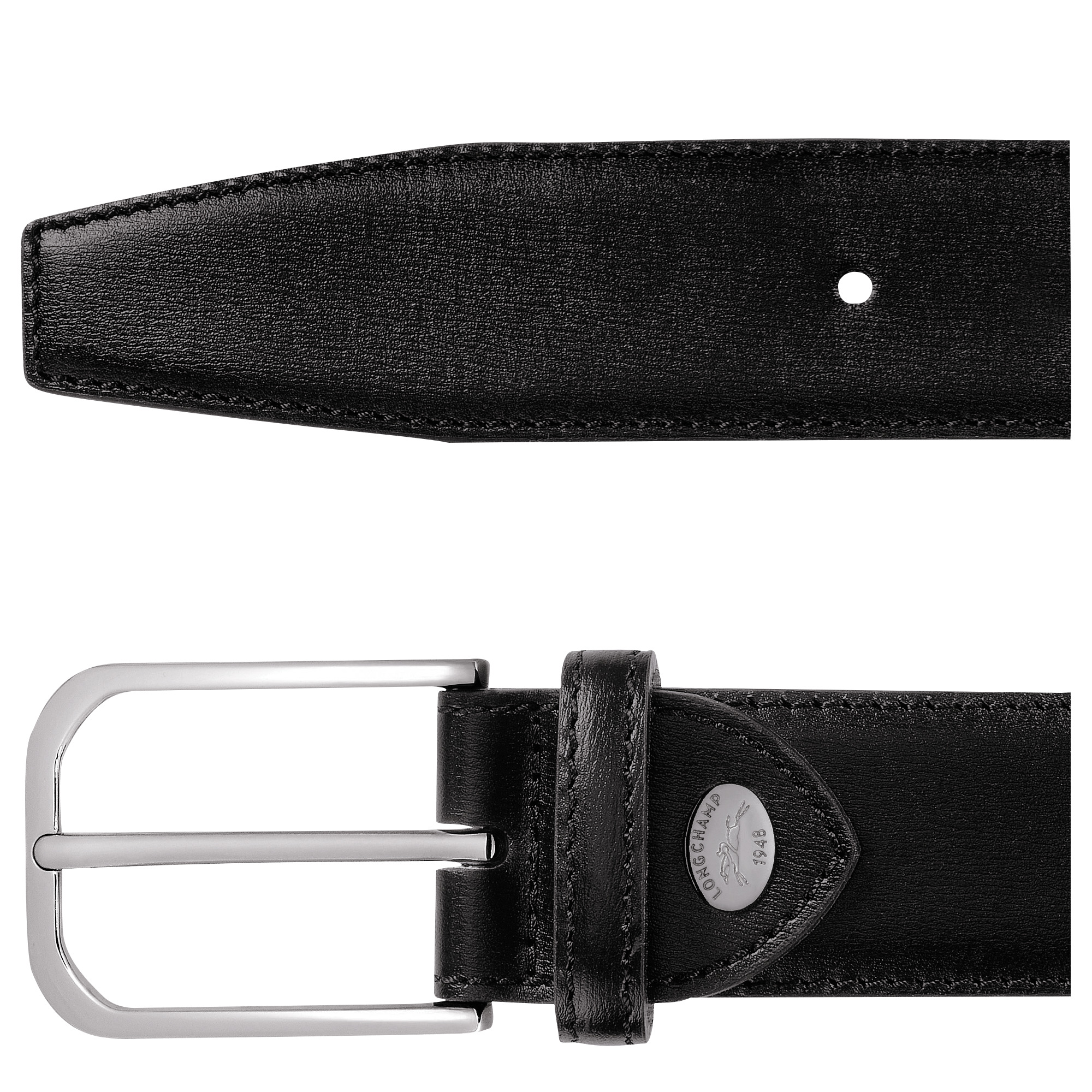 Archive Men's belt Black - Leather - 3