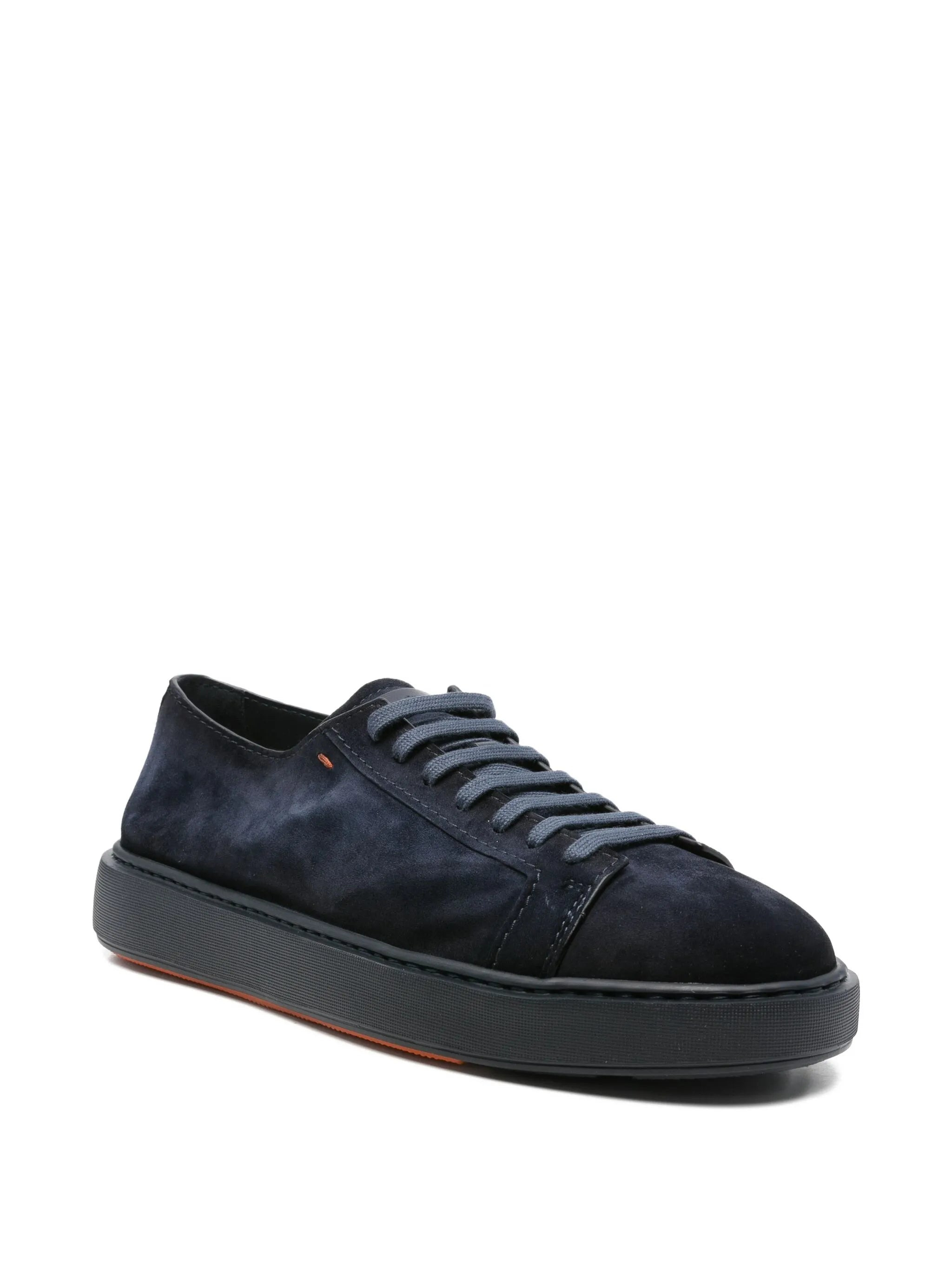 Santoni Suede Lace-up Sneakers - 2
