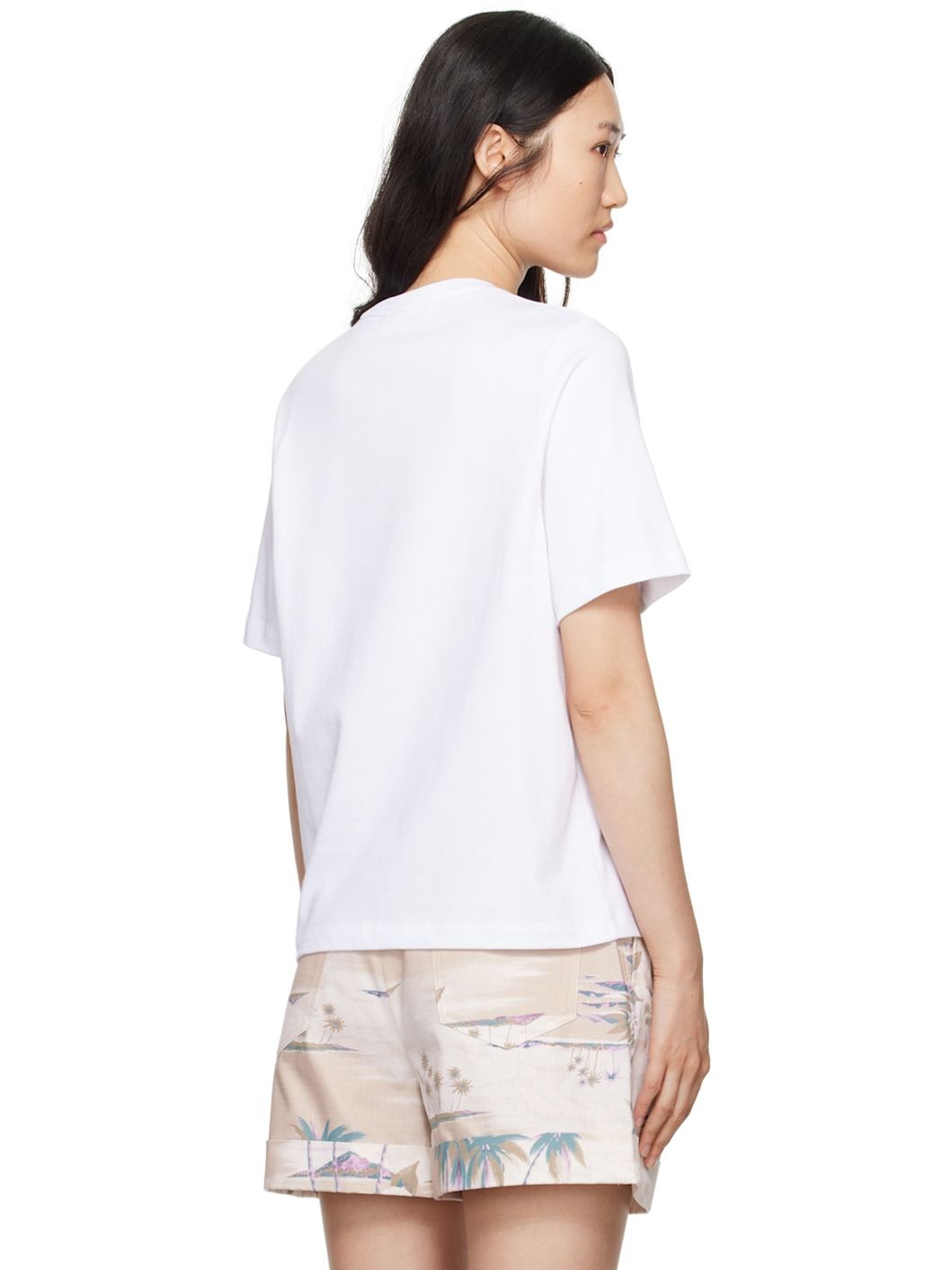 White Woodland Alphabet Comfort T-Shirt - 3