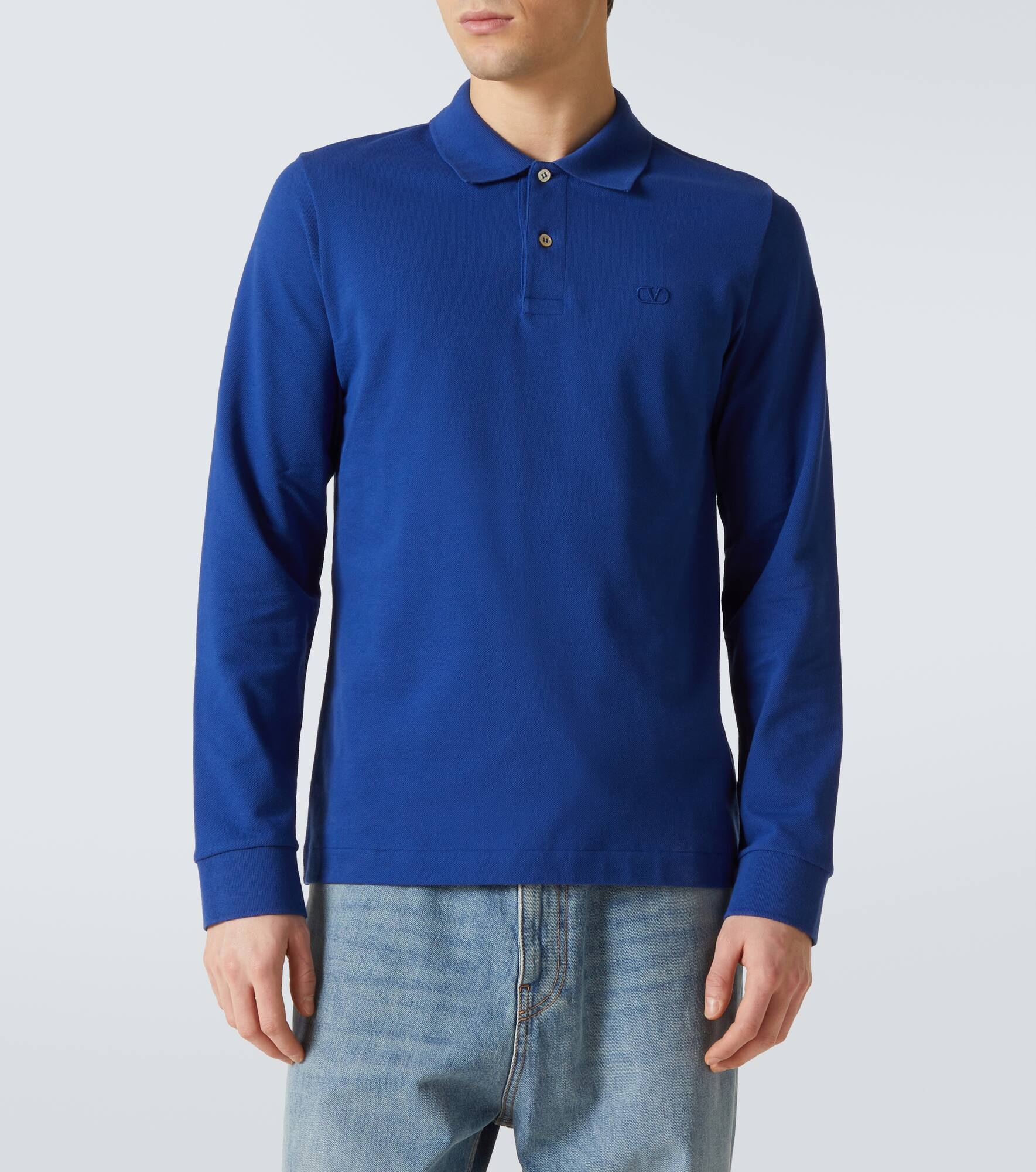 Cotton polo sweater - 3