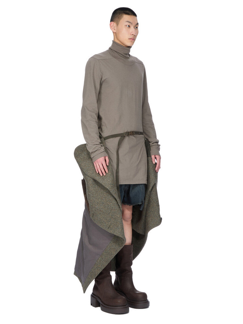 Rick Owens Khaki Concordians Fogpocket Ricks Coat outlook