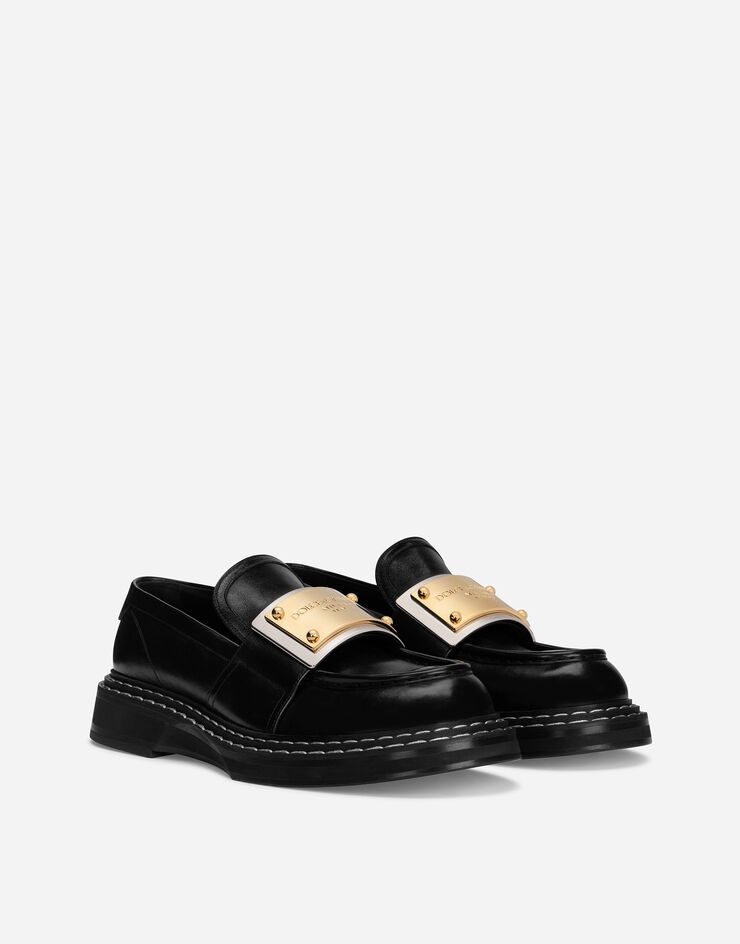 Calfskin nappa Bernini loafers - 2